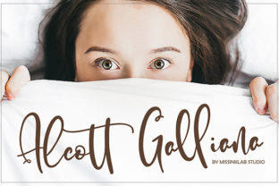 Alcott Ghalliana: A Handwritten Font for Polished Branding