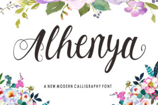 Alhenya: A Modern Script Font with Genuine Charm