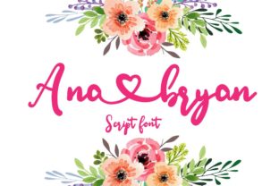 Ana Bryan: A Handwritten Font for Romantic Marketing Visuals