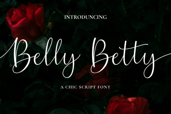 Belly Betty: A Modern Calligraphy Font for Small Business Branding