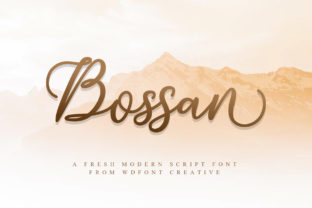 Bossan: A Modern Script Font for Small Business Branding
