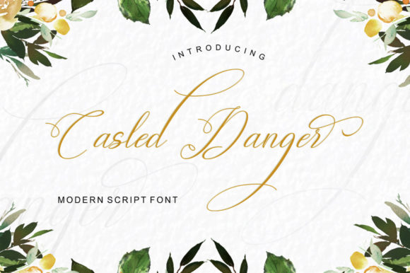 Casled Danger: A Typeface Built for Beautiful Editorial Design