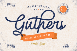 Guthers: A Handwritten Font for Editorial Design That Feels Genuine