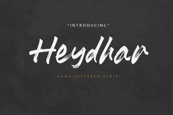 Heydhar: A Handwritten Font Built to Make Your Craft Projects Pop