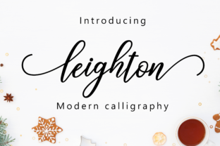 Leighton: A Modern Script Typeface for Web Designers