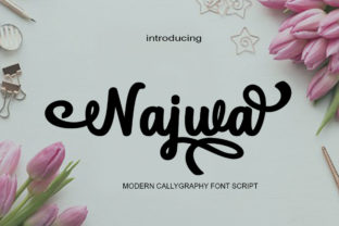 Najwa Brings Bold Script Personality to Web Design