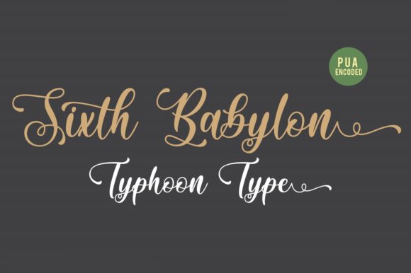Sixth Babylon: A Bold Handwritten Font for Campaign Design