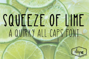 Squeeze of Lime: A Handwritten Font for Real Branding