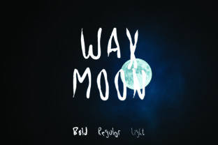 Wax Moon Font: Midnight Magic for Handmade Creators